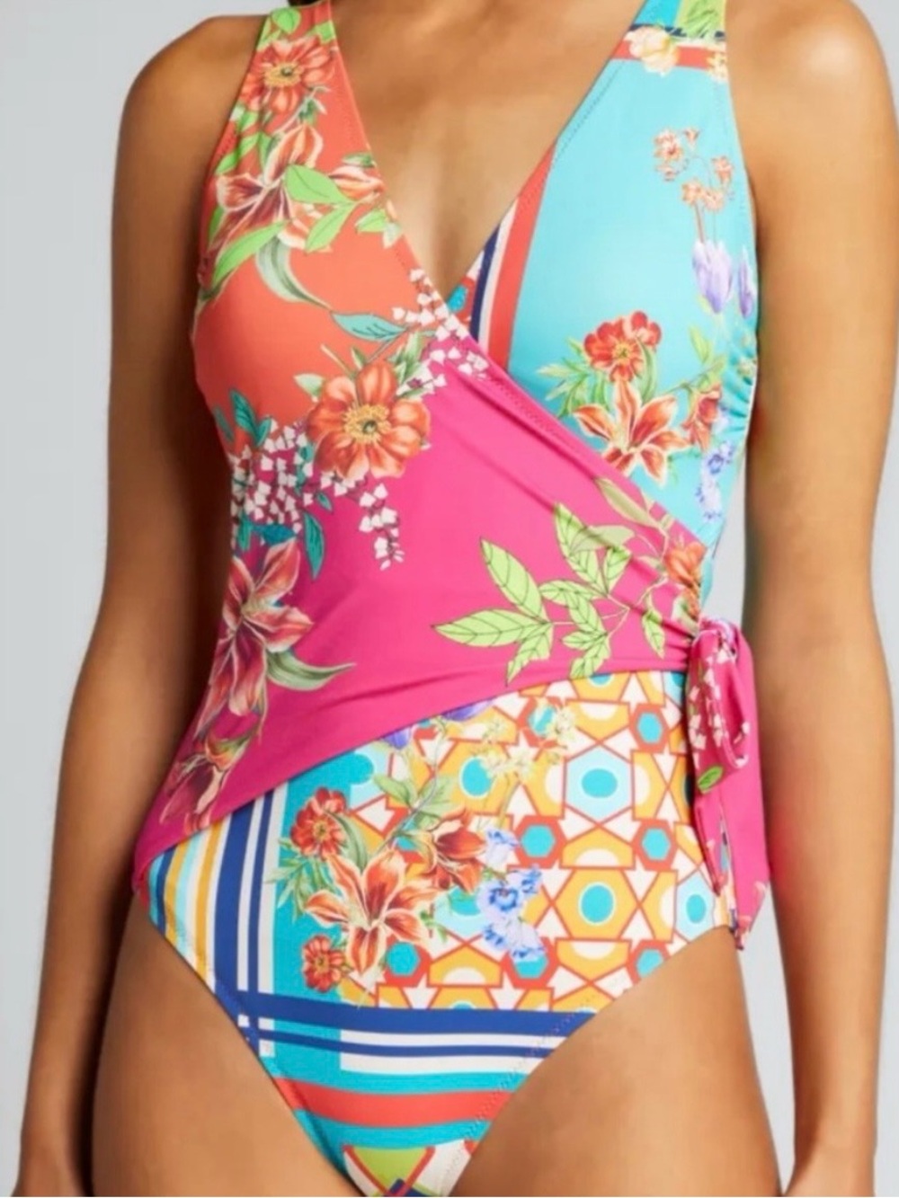 JOHNNY WAS
Mixi Wrap One-Piece Swimsuit